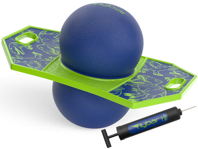 Flybar Pogo Trick Ball for Kids – Balance Bounce Board with Anti-Slip Deck – Pump Included - Indoor & Outdoor Toys for Boys and Girls Fun Way to Reduce Screen Time Supports up to 160 lbs – Ages 6+