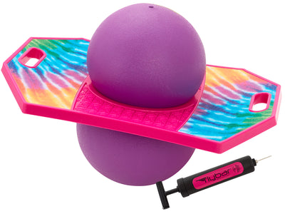 Flybar Pogo Trick Ball for Kids – Balance Bounce Board with Anti-Slip Deck – Pump Included - Indoor & Outdoor Toys for Boys and Girls Fun Way to Reduce Screen Time Supports up to 160 lbs – Ages 6+