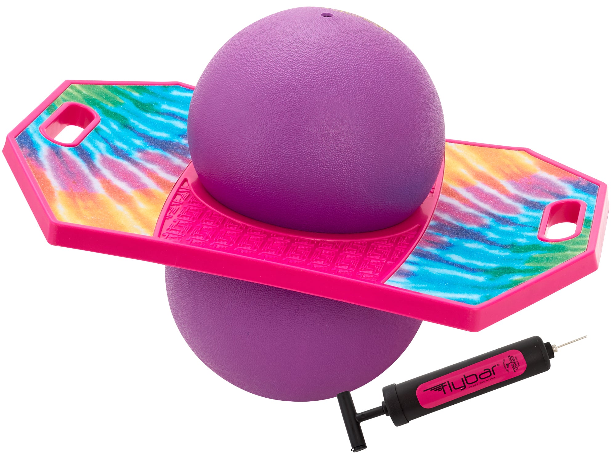 Flybar Pogo Trick Ball for Kids – Balance Bounce Board with Anti-Slip Deck – Pump Included - Indoor & Outdoor Toys for Boys and Girls Fun Way to Reduce Screen Time Supports up to 160 lbs – Ages 6+