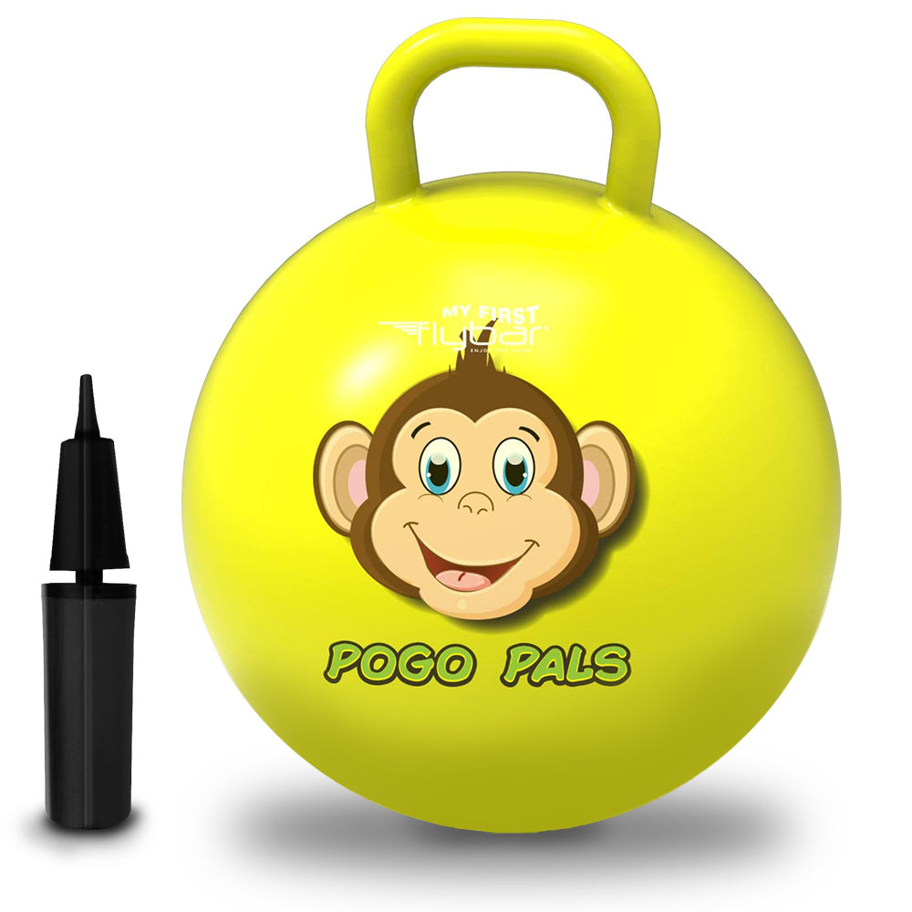 Pogo Pals Monkey Bouncy Hopper Ball, Indoor/Outdoor, Kids ages 3+