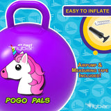Load image into Gallery viewer, Pogo Pals Unicorn Bouncy Hopper Ball, Indoor/Outdoor, Kids ages 3+