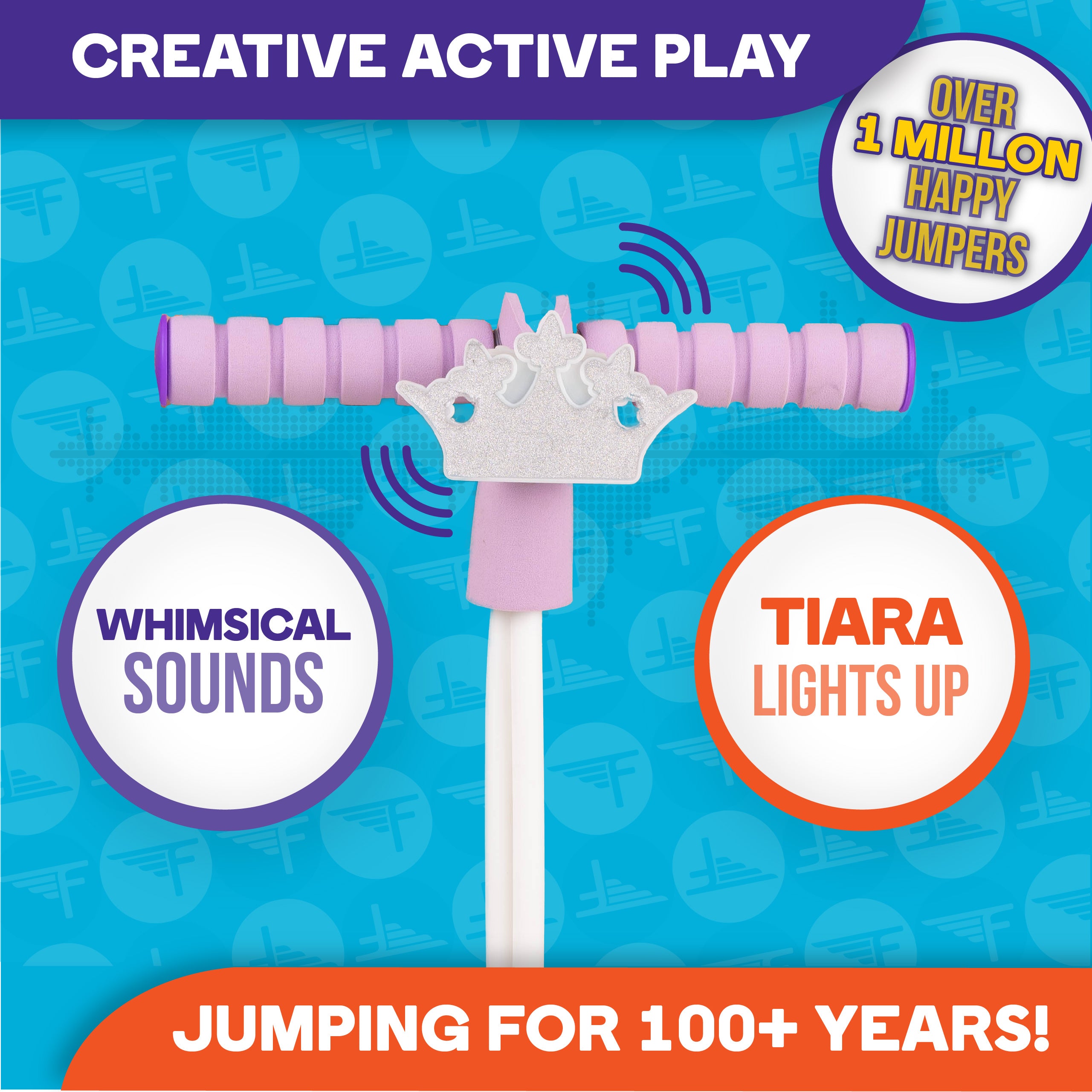 My First Flybar Pogo Stick, Light & Sound Kids Ages 3+ Up to 250lbs