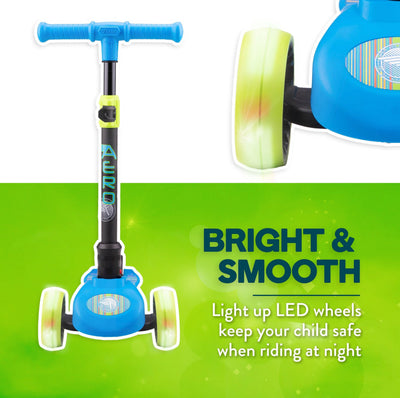 Flybar Aero 3-Wheel Scooter with Light Up LED Wheels - Flybar1