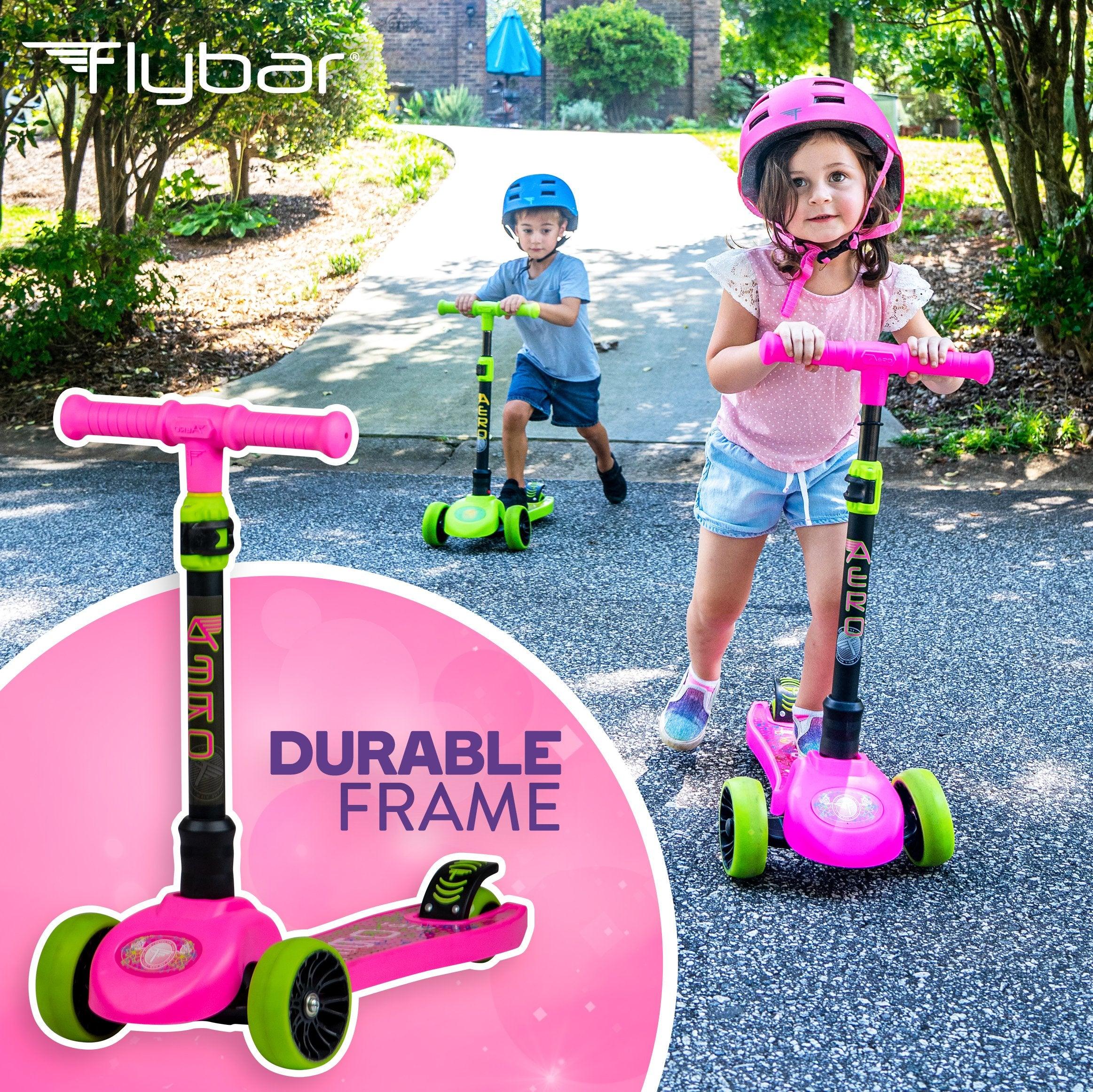 Flybar Aero 3-Wheel Scooter with Light Up LED Wheels - Flybar1