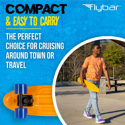 22" Plastic Complete Skateboard - Flybar1