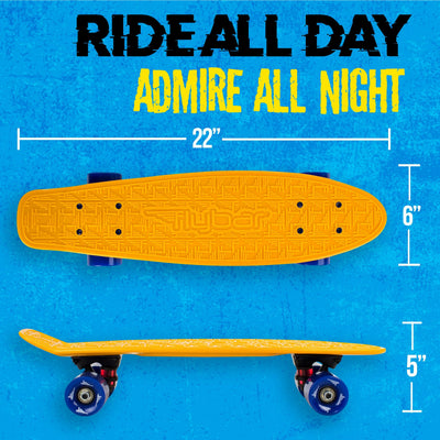 22" Plastic Complete Skateboard - Flybar1