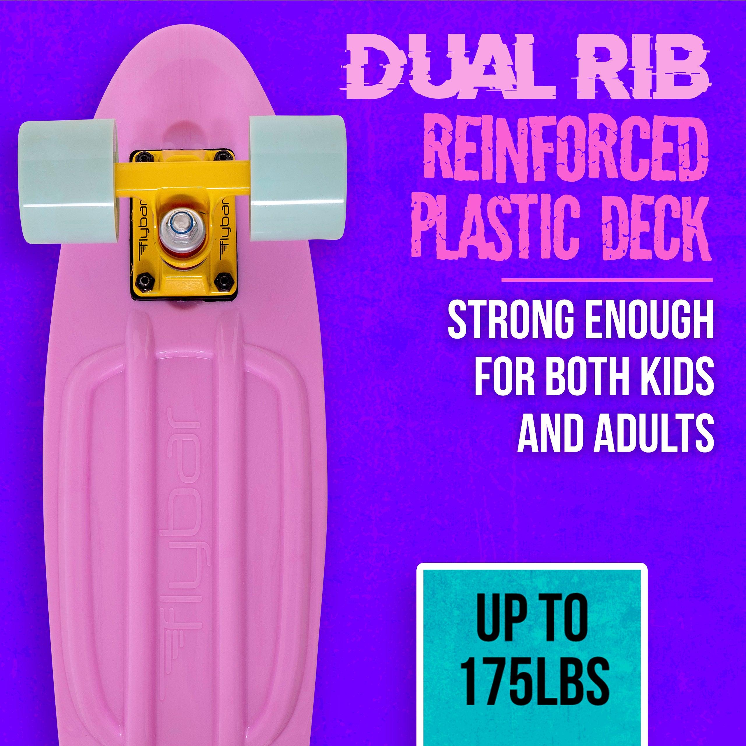 22" Plastic Complete Skateboard - Flybar1