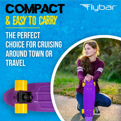 22" Plastic Complete Skateboard - Flybar1