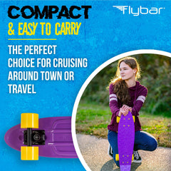 22" Plastic Complete Skateboard - Flybar1