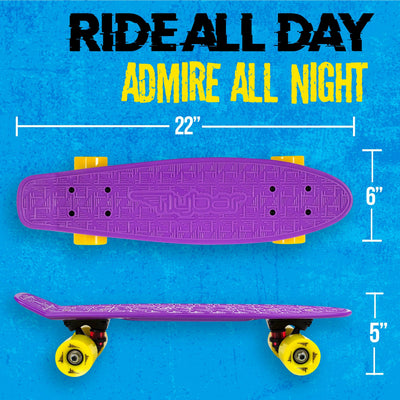 22" Plastic Complete Skateboard - Flybar1