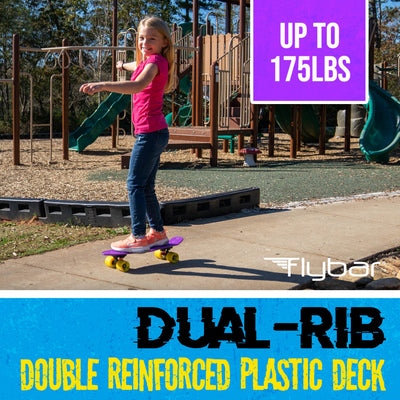 22" Plastic Complete Skateboard - Flybar1