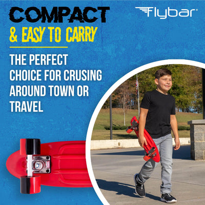 22" Plastic Complete Skateboard - Flybar1