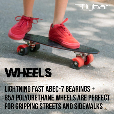 22" Plastic Complete Skateboard - Flybar1
