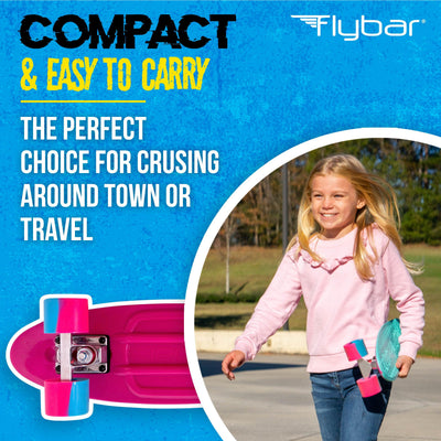 22" Plastic Complete Skateboard - Flybar1