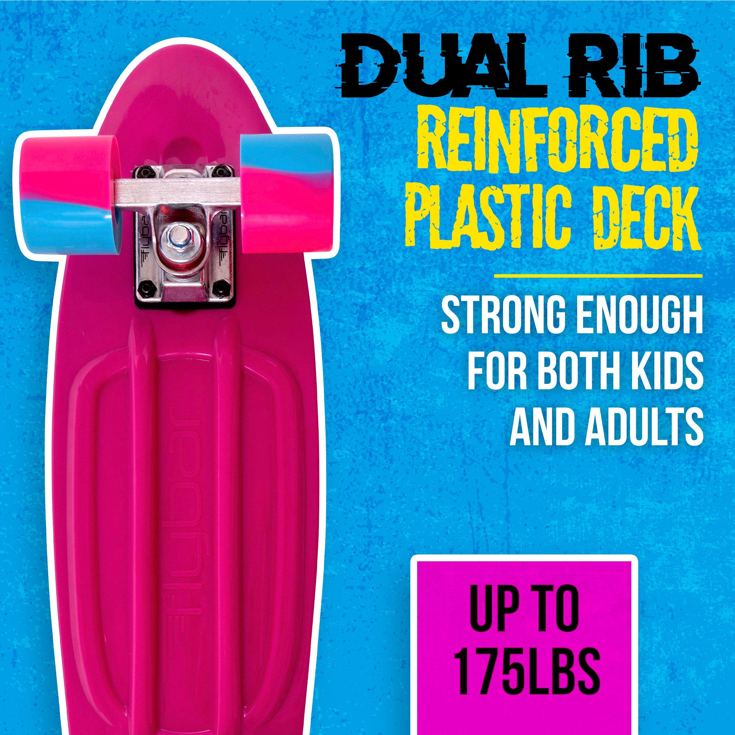 22" Plastic Complete Skateboard - Flybar1