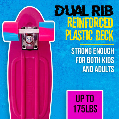 22" Plastic Complete Skateboard - Flybar1