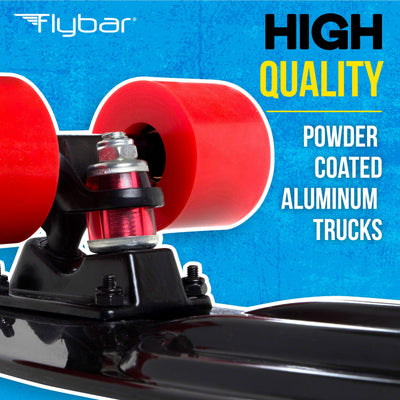 22" Plastic Complete Skateboard - Flybar1