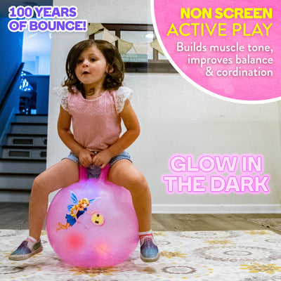 LED Light Up Dance Party Hopper Ball, Indoor/Outdoor, Kids 3+
