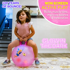 LED Light Up Dance Party Hopper Ball, Indoor/Outdoor, Kids 3+