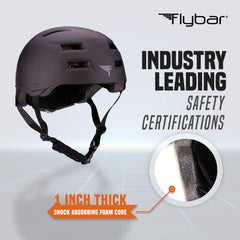 Mens Womens Multi Sport Adjustable Helmet Flybar