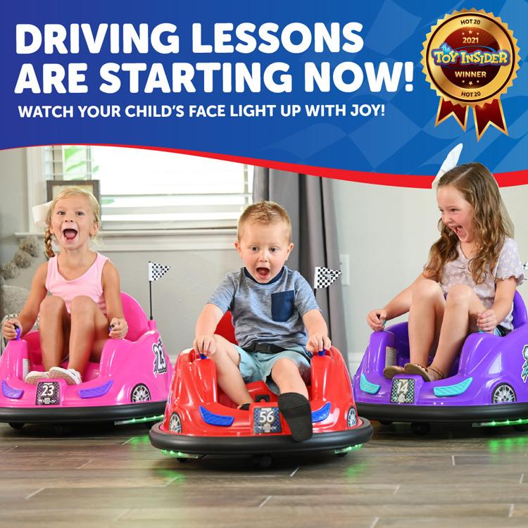 V2 Bumper Car, Ages 18mo - 4y