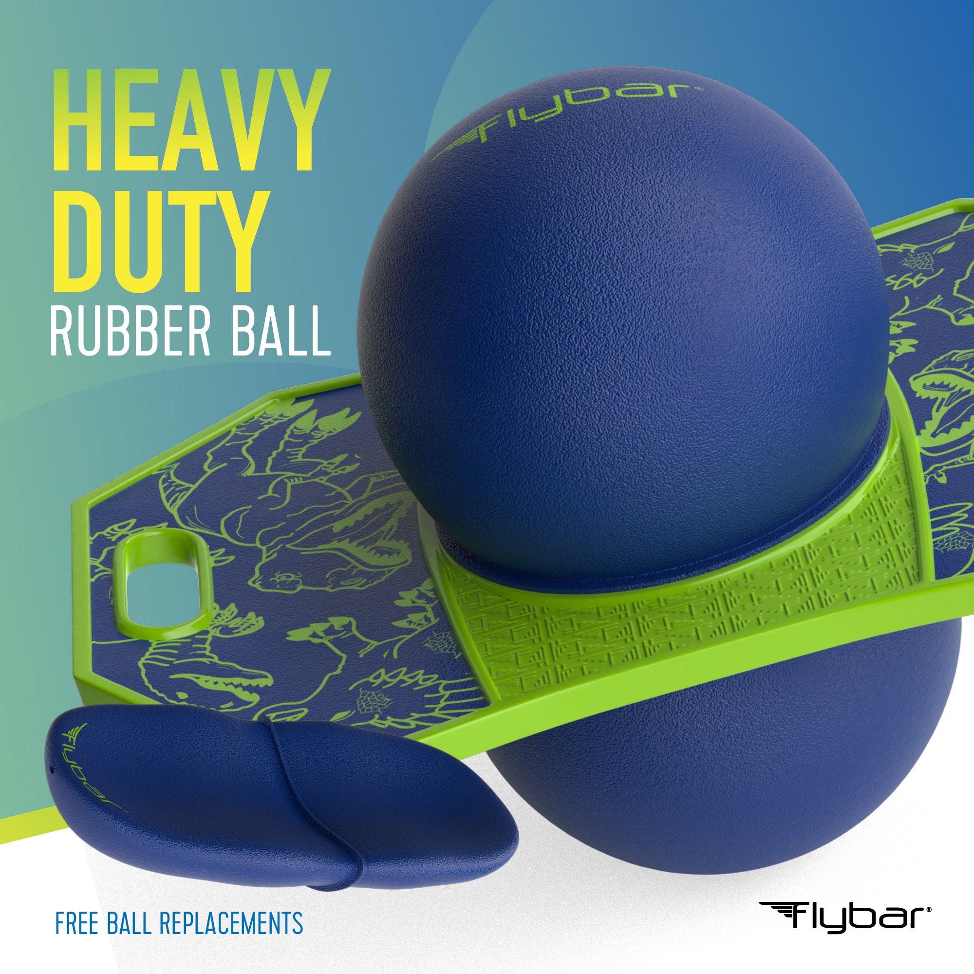 Flybar Pogo Trick Ball for Kids – Balance Bounce Board with Anti-Slip Deck – Pump Included - Indoor & Outdoor Toys for Boys and Girls Fun Way to Reduce Screen Time Supports up to 160 lbs – Ages 6+