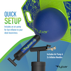 Flybar Pogo Ball Trick Board With Grip Tape For Kids Ages 6 & Up - Multiple Colors Available