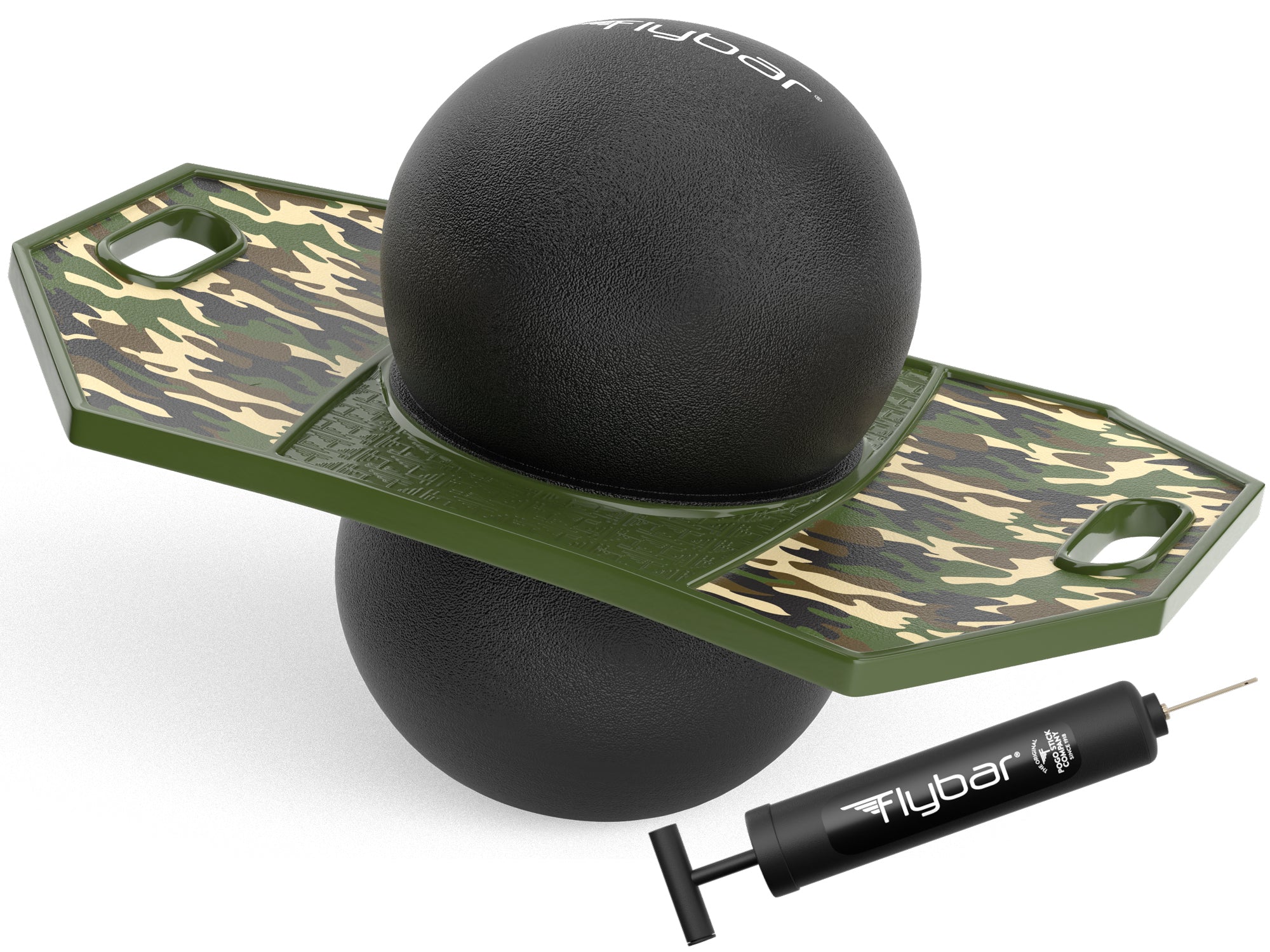 Flybar Pogo Trick Ball for Kids – Balance Bounce Board with Anti-Slip Deck – Pump Included - Indoor & Outdoor Toys for Boys and Girls Fun Way to Reduce Screen Time Supports up to 160 lbs – Ages 6+