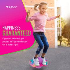 Flybar Pogo Ball Trick Board With Grip Tape For Kids Ages 6 & Up - Multiple Colors Available