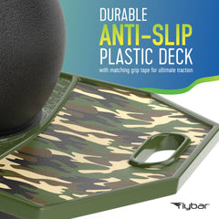 Flybar Pogo Ball Trick Board With Grip Tape For Kids Ages 6 & Up - Multiple Colors Available