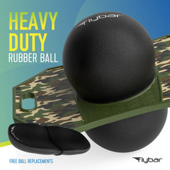 Flybar Pogo Ball Trick Board With Grip Tape For Kids Ages 6 & Up - Multiple Colors Available