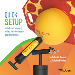 Flybar Pogo Ball Trick Board With Grip Tape For Kids Ages 6 & Up - Multiple Colors Available