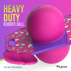 Flybar Pogo Ball Trick Board With Grip Tape For Kids Ages 6 & Up - Multiple Colors Available