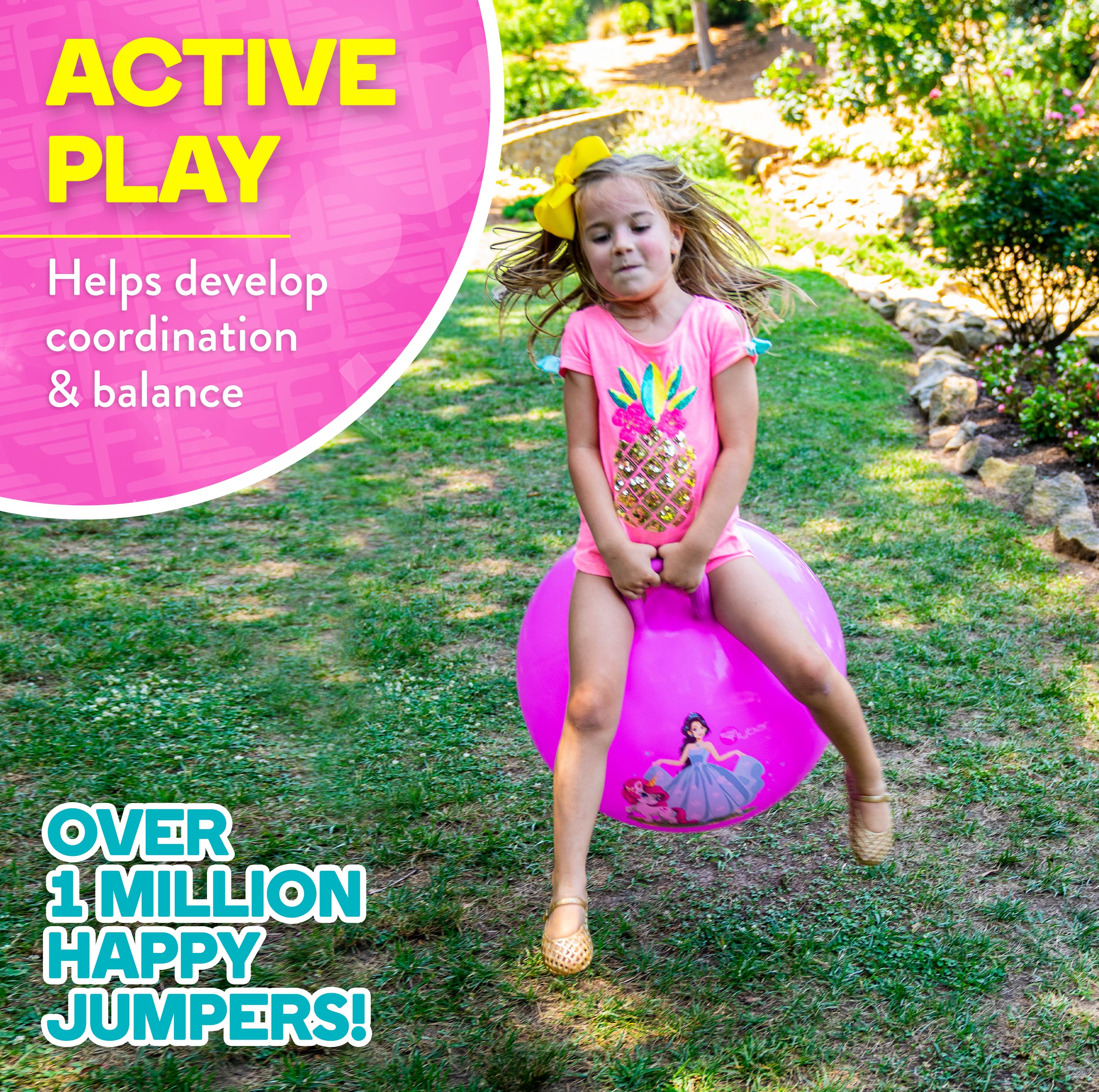 My First Princess Hopper Ball, Indoor/Outdoor, Kids 3+