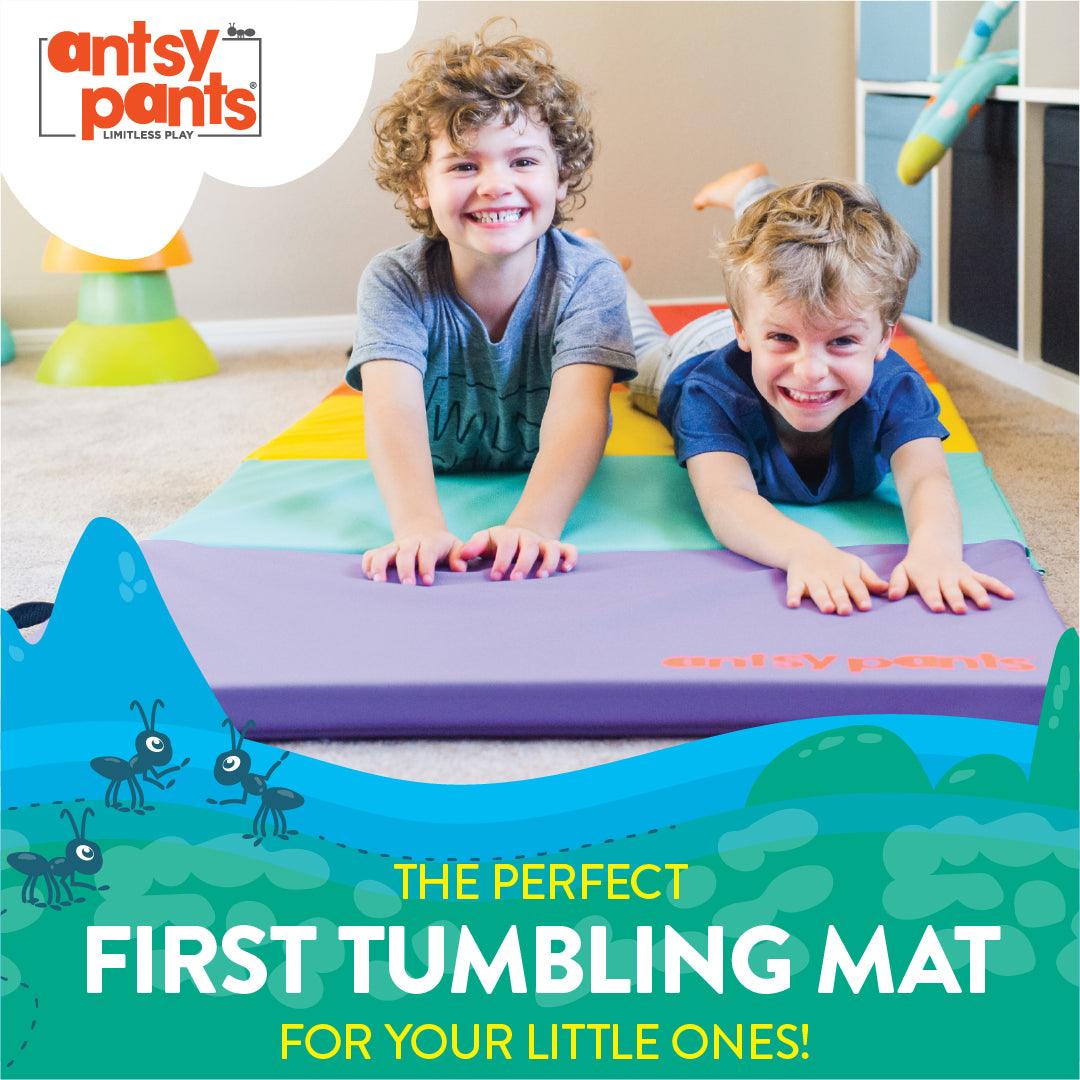 Antsy Pants Tumble Mat for Kids Gymnastics, Training, Home Exercise - Flybar1