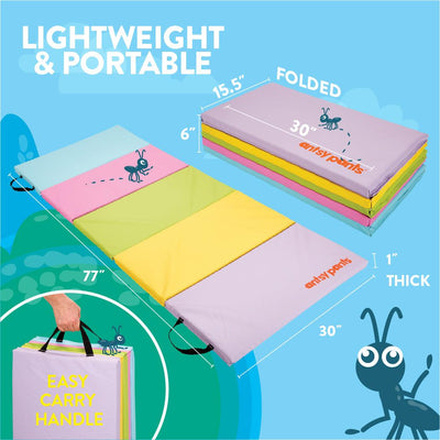Antsy Pants Tumble Mat for Kids Gymnastics, Training, Home Exercise - Flybar1