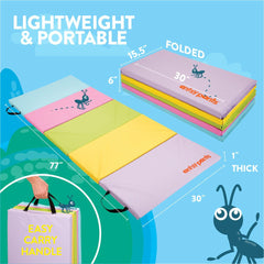 Antsy Pants Tumble Mat for Kids Gymnastics, Training, Home Exercise - Flybar1