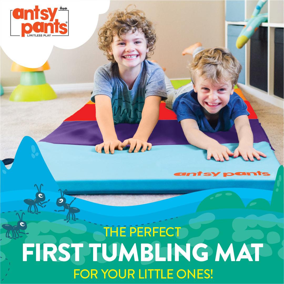 Antsy Pants Tumble Mat for Kids Gymnastics, Training, Home Exercise - Flybar1