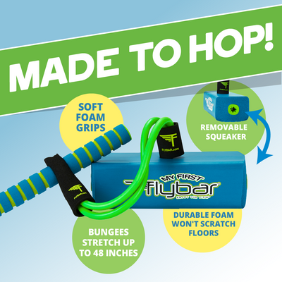 My First Flybar Stretchy Foam Hopper, Kids Ages 3+ Up to 250lbs