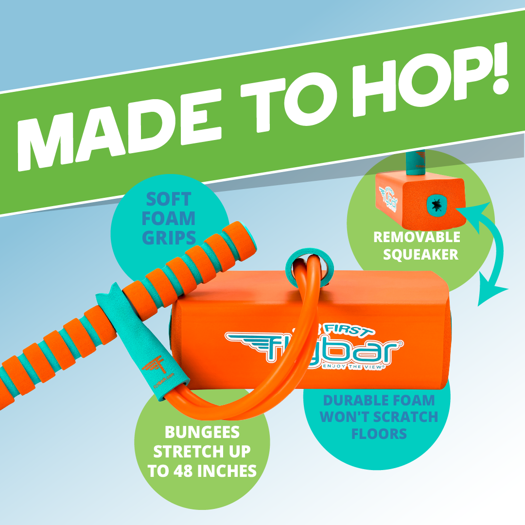 My First Flybar Stretchy Foam Hopper, Kids Ages 3+ Up to 250lbs