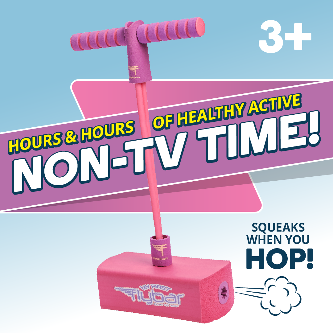 My First Flybar Stretchy Foam Hopper, Kids Ages 3+ Up to 250lbs