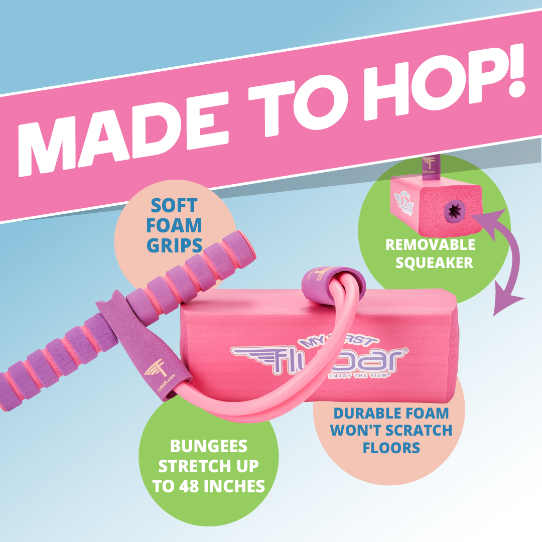 My First Flybar Stretchy Foam Hopper, Kids Ages 3+ Up to 250lbs