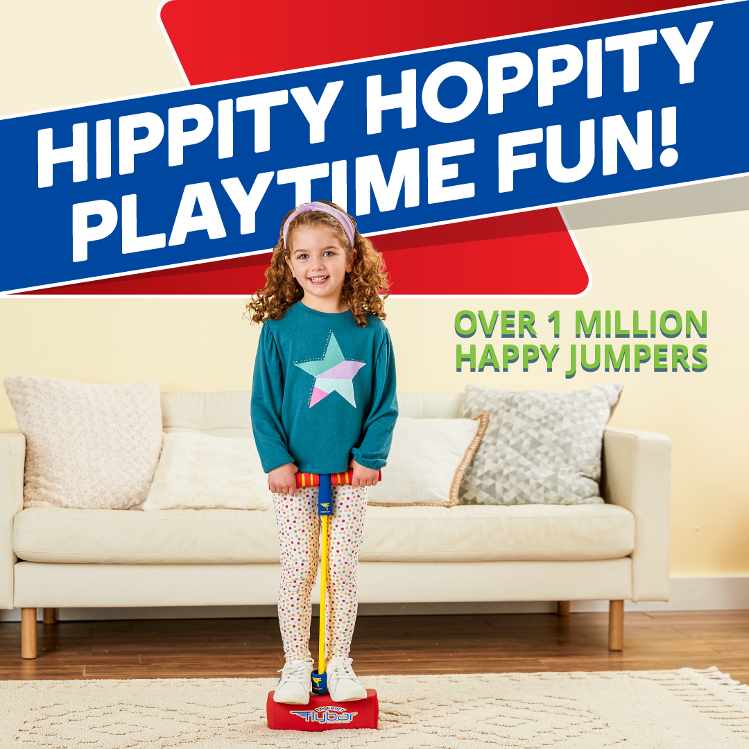 My First Flybar Stretchy Foam Hopper, Kids Ages 3+ Up to 250lbs