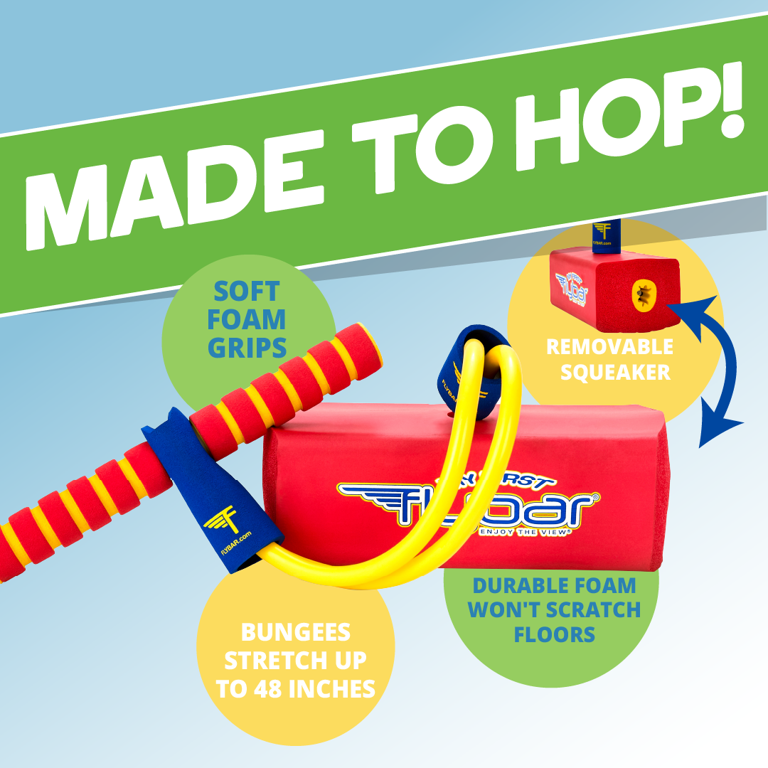 My First Flybar Stretchy Foam Hopper, Kids Ages 3+ Up to 250lbs