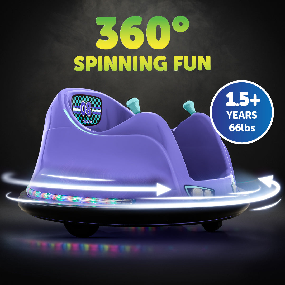 Kid zone ride top on bumper car