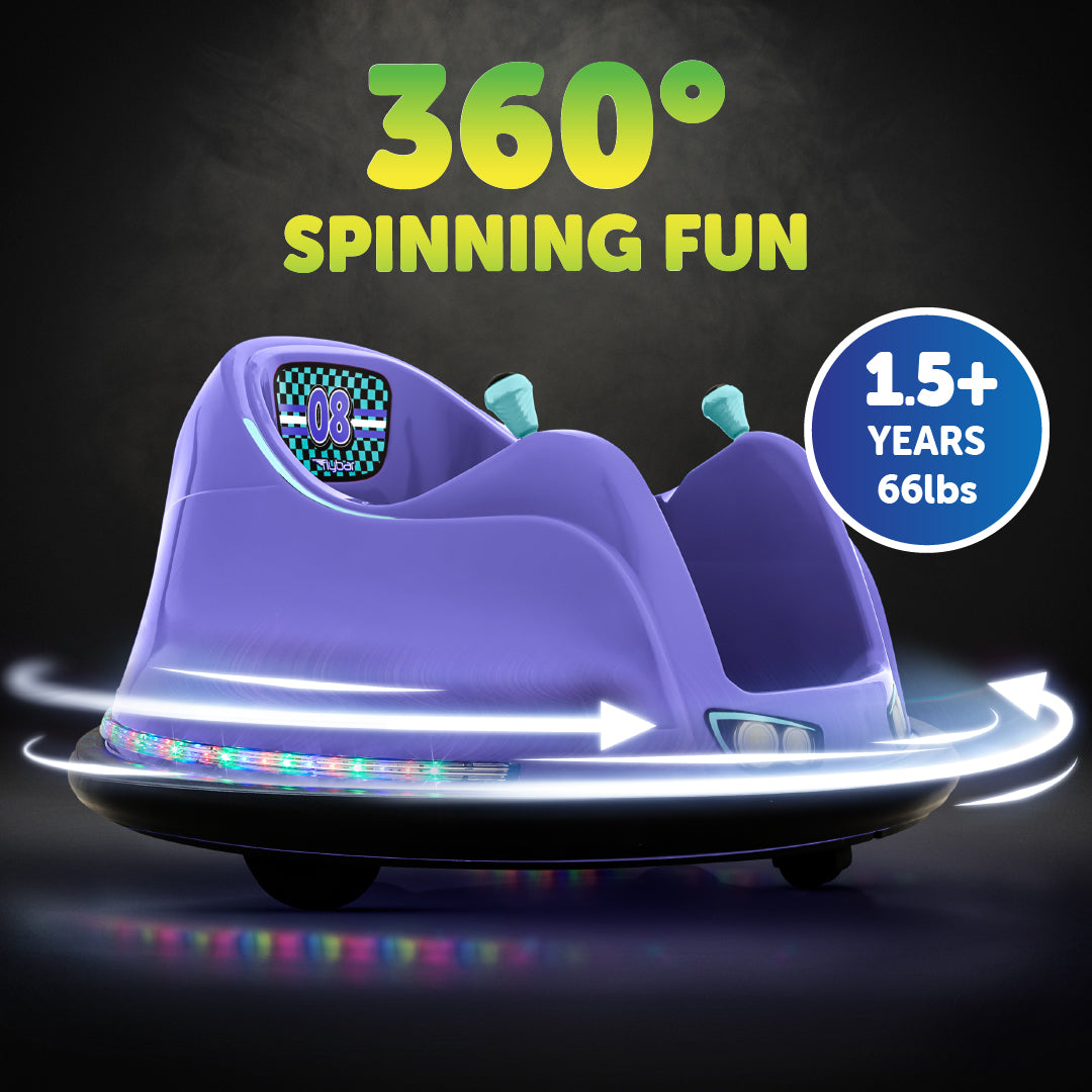 Electric Ride On Bumper Car Vehicle for Kids and Toddlers