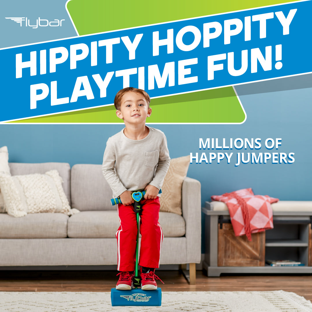 My First Flybar Pogo Stick, Light & Sound Kids Ages 3+ Up to 250lbs