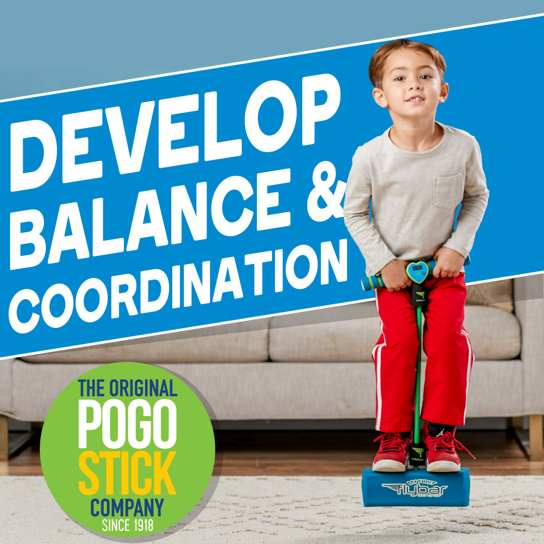 My First Flybar Pogo Stick, Light & Sound Kids Ages 3+ Up to 250lbs