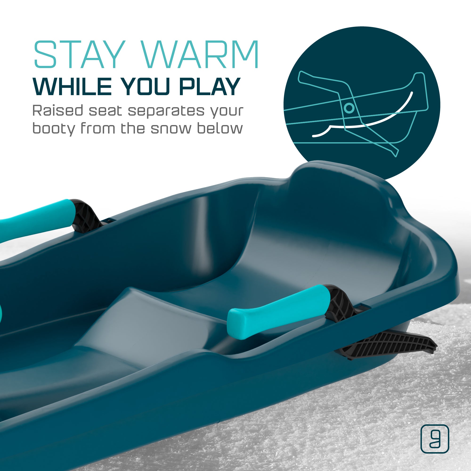 Gizmo Riders Nebula Snow Sled for Kids, Ages 3+