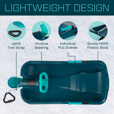 Gizmo Riders Nebula Snow Sled for Kids, Ages 3+